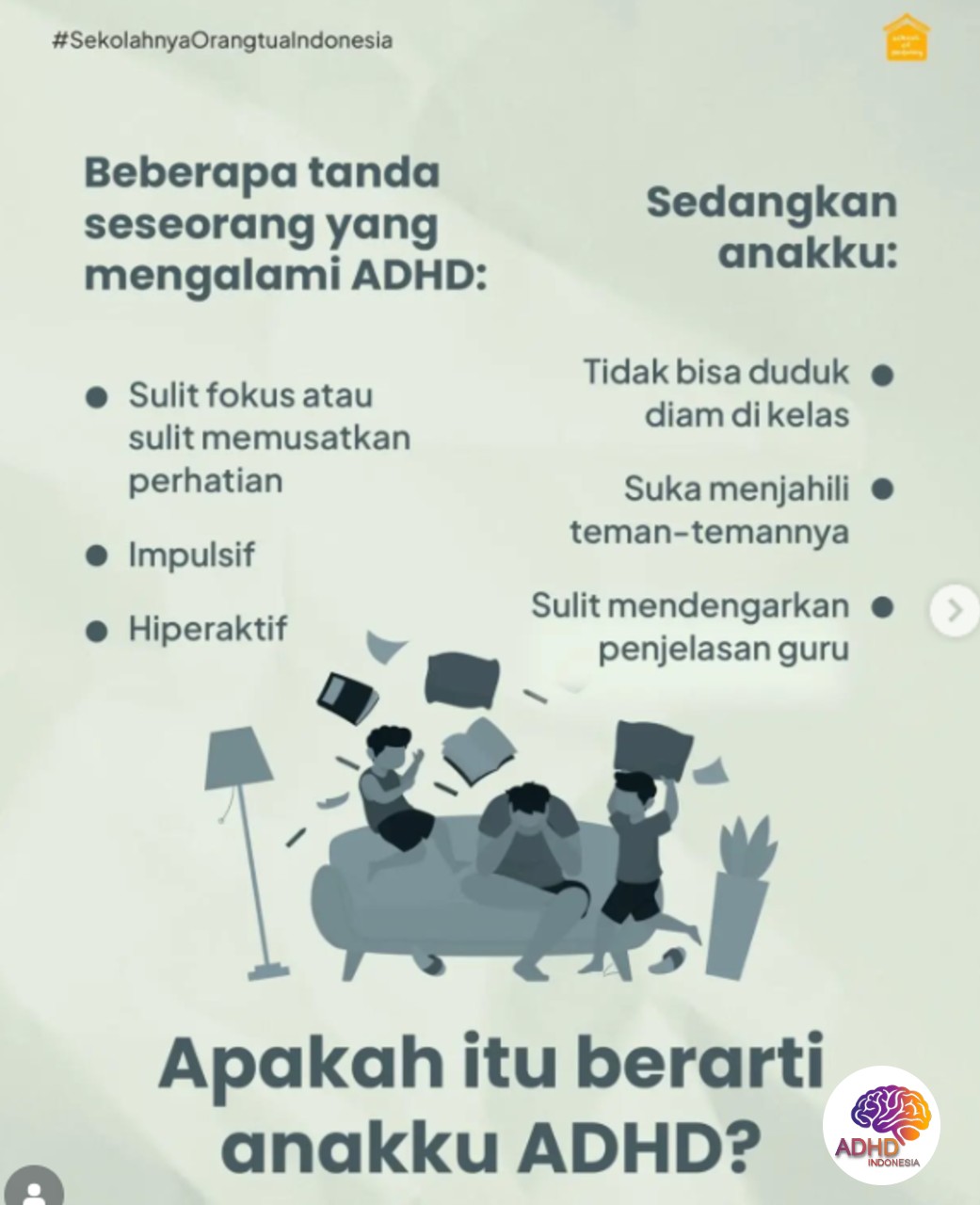 Ciri dan Gejala ADHD pada Anak Usia Dini di Kabupaten Sinjai