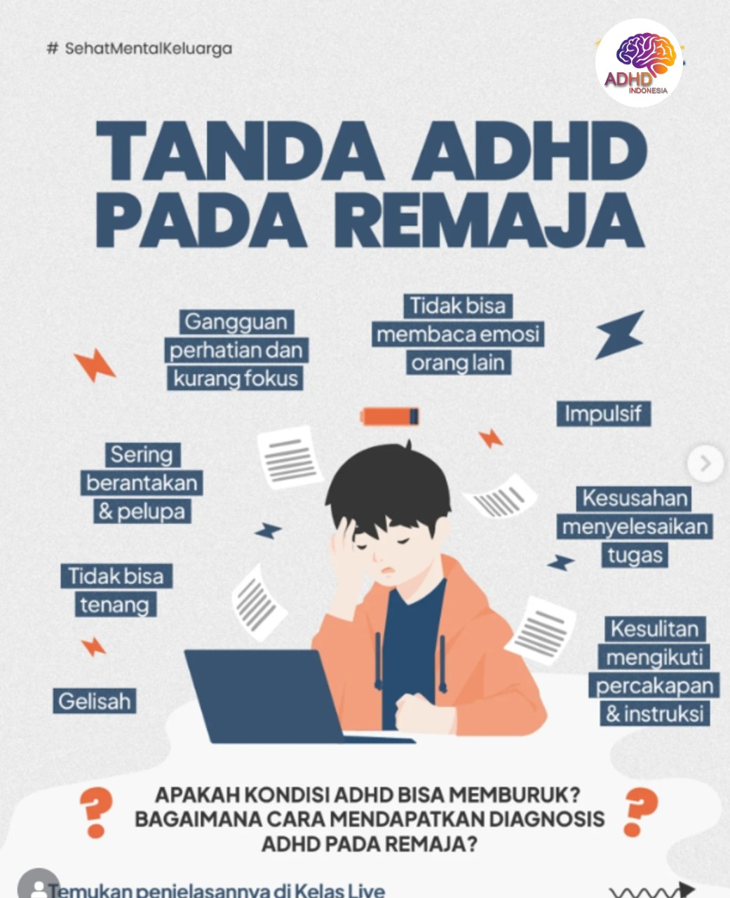 Screening ADHD Non-Diagnostik: Edukasi Awal bagi Orang Tua di Kabupaten Sinjai